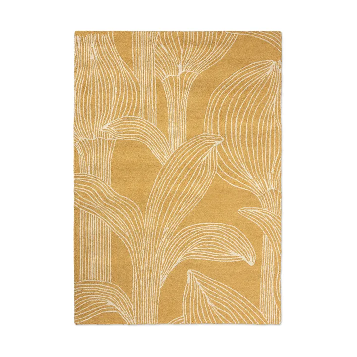 Kukat puhkeavat matta outdoor - Straw, 250x350 cm - Marimekko