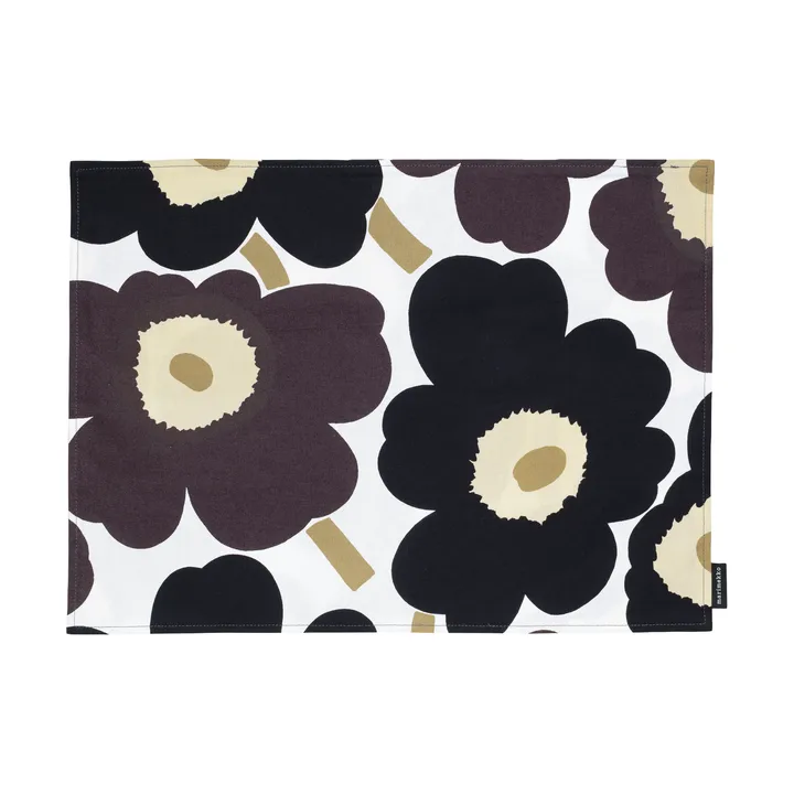 Pieni unikko bordstablett acryl - White-dark grey-beige - Marimekko