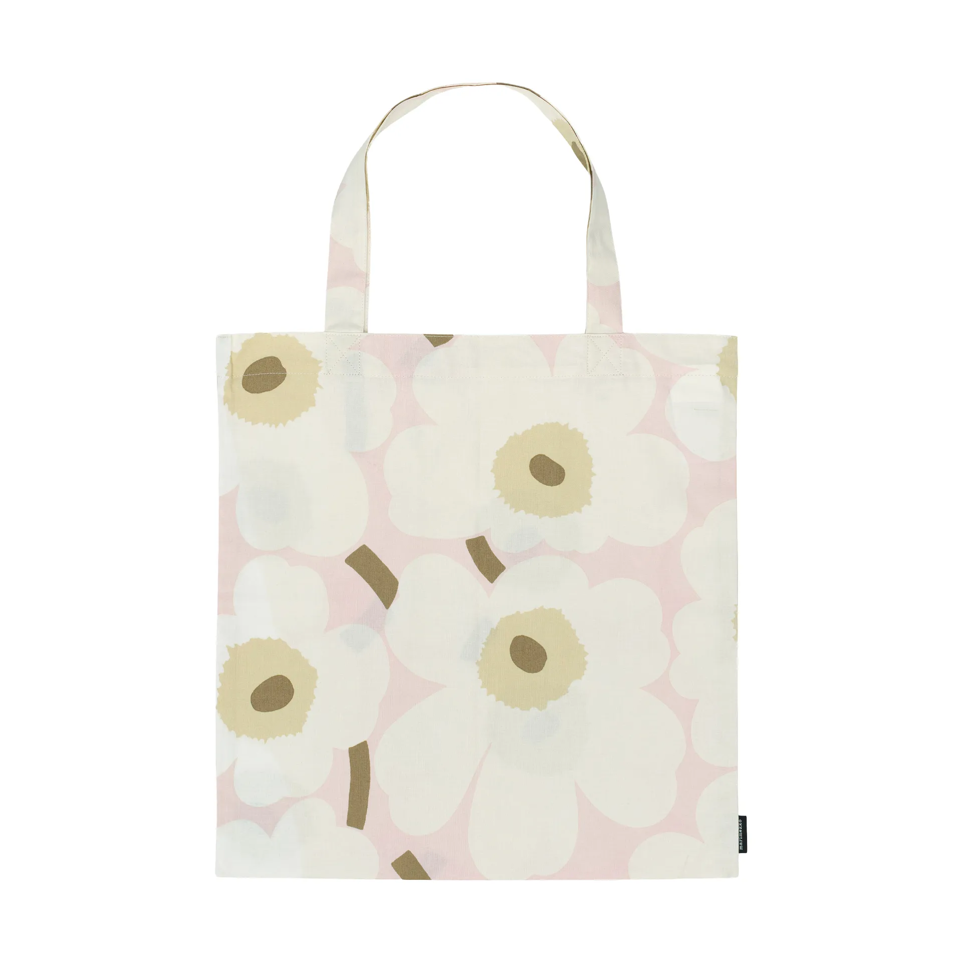 Pieni Unikko väska 44x43 cm, Pink-off white-sand Marimekko