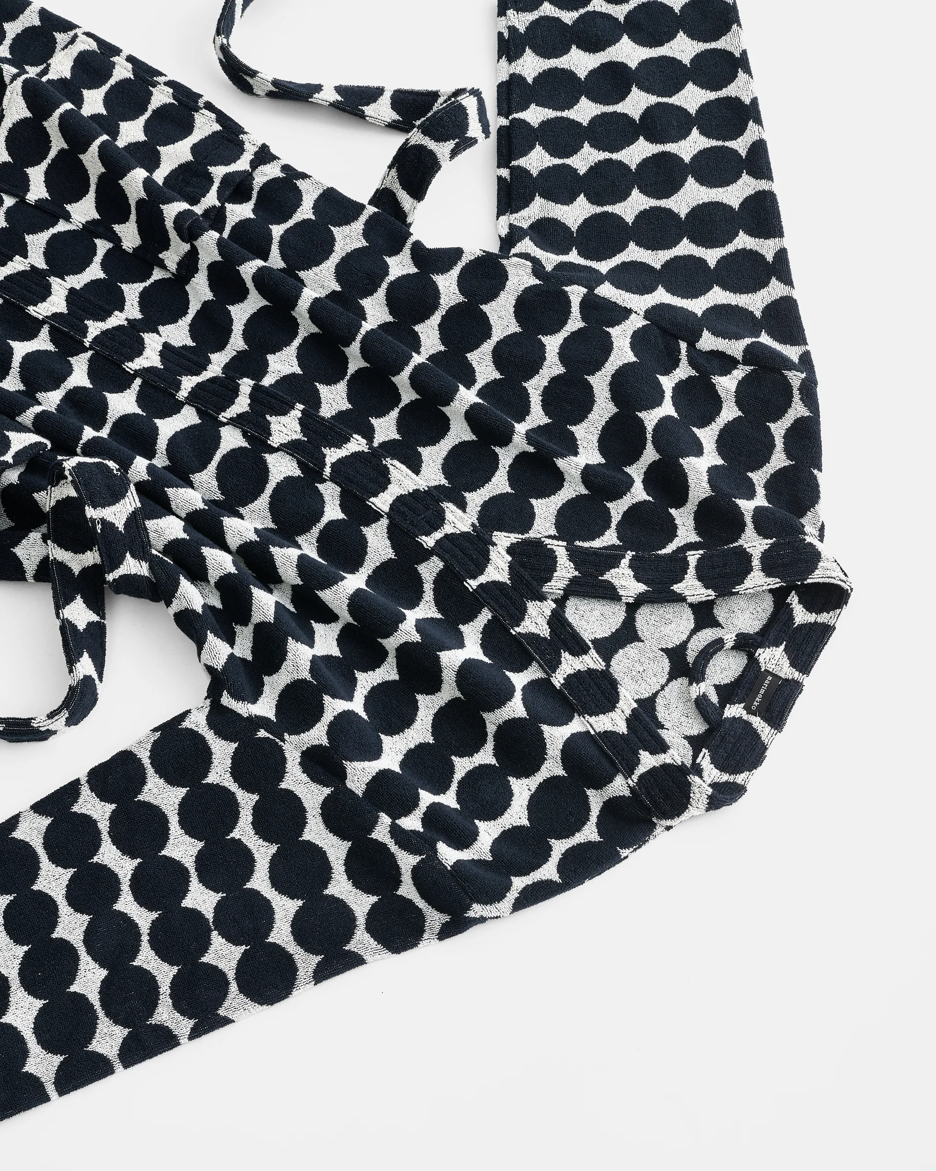Räsymatto badrock, Black-white, S Marimekko