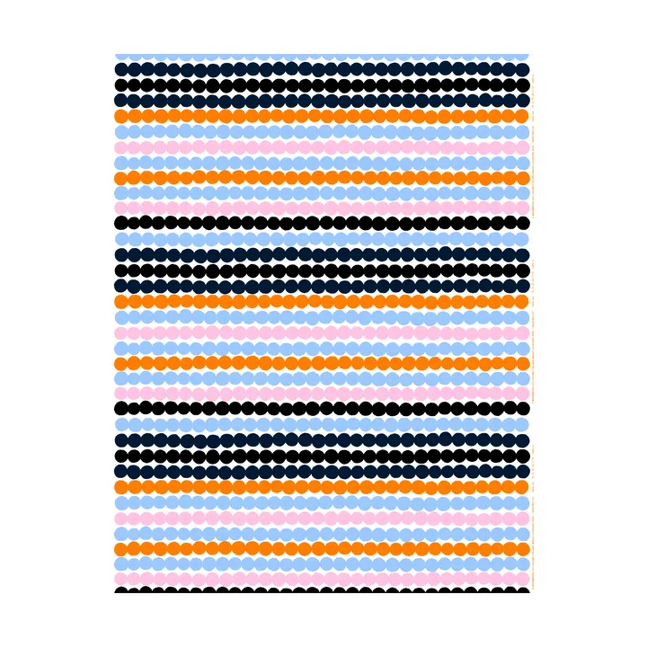 Räsymatto vaxduk - White-pink-light blue-black - Marimekko