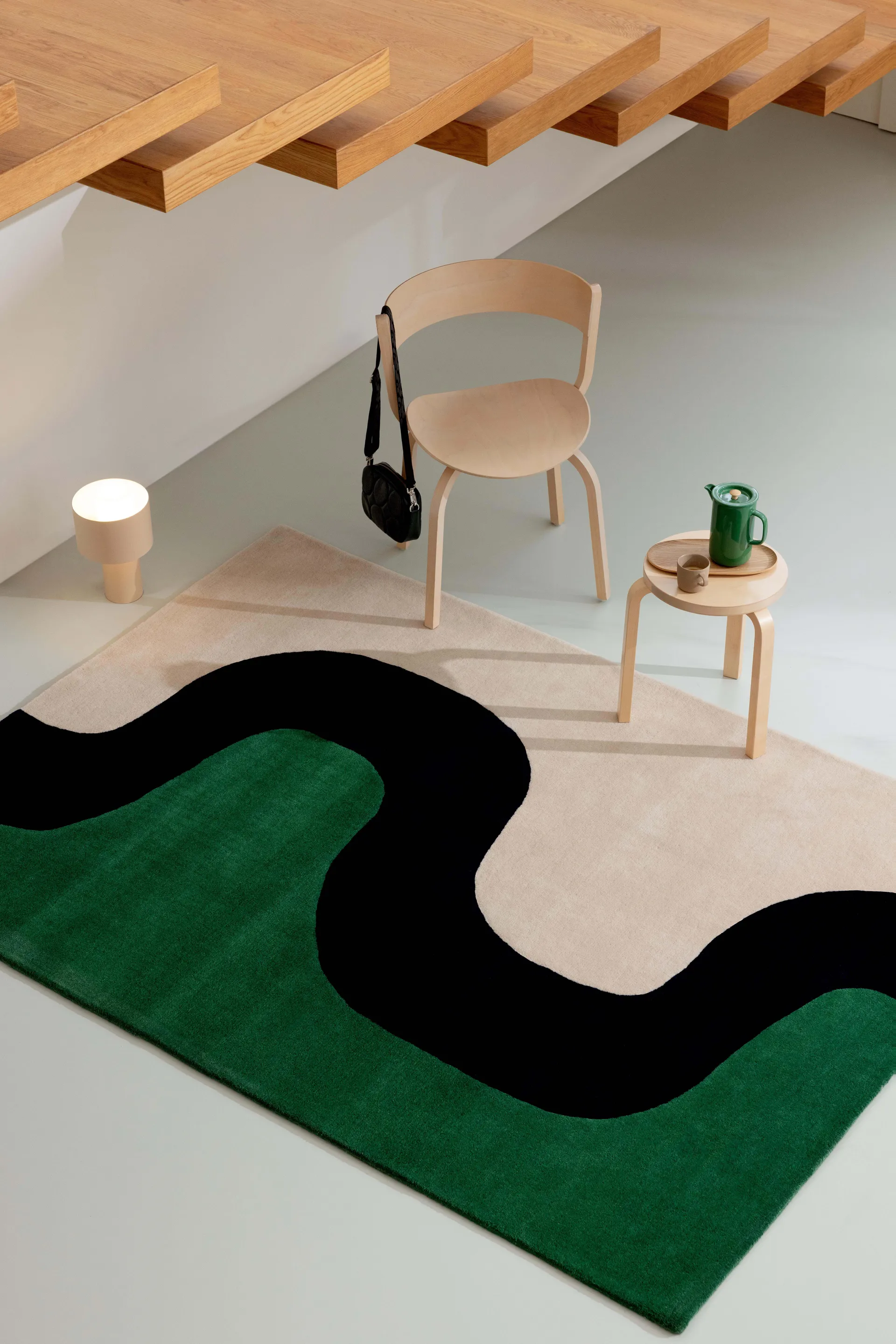 Seireeni ullmatta, Green, 250x350 cm Marimekko
