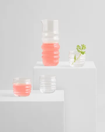 Sukat Makkaralla glas 2-pack - klar 2-pack - Marimekko
