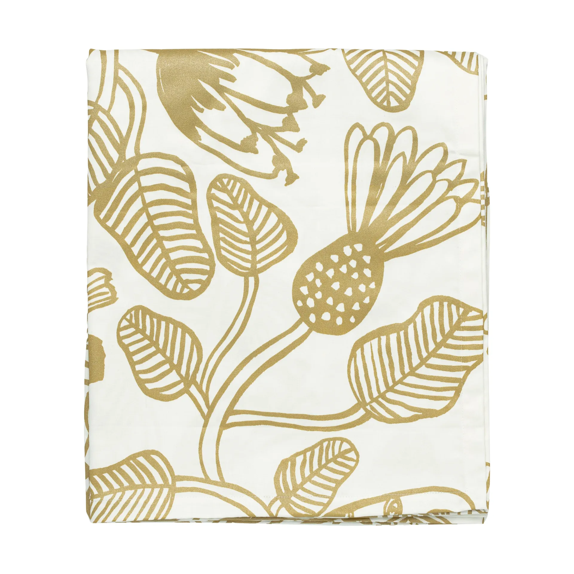 Tiara bordsduk 135x250 cm, White-gold Marimekko