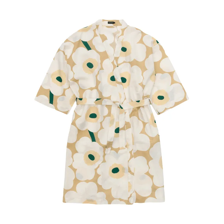 Unikko badrock S/M - Sand-off white-hay-emerald - Marimekko