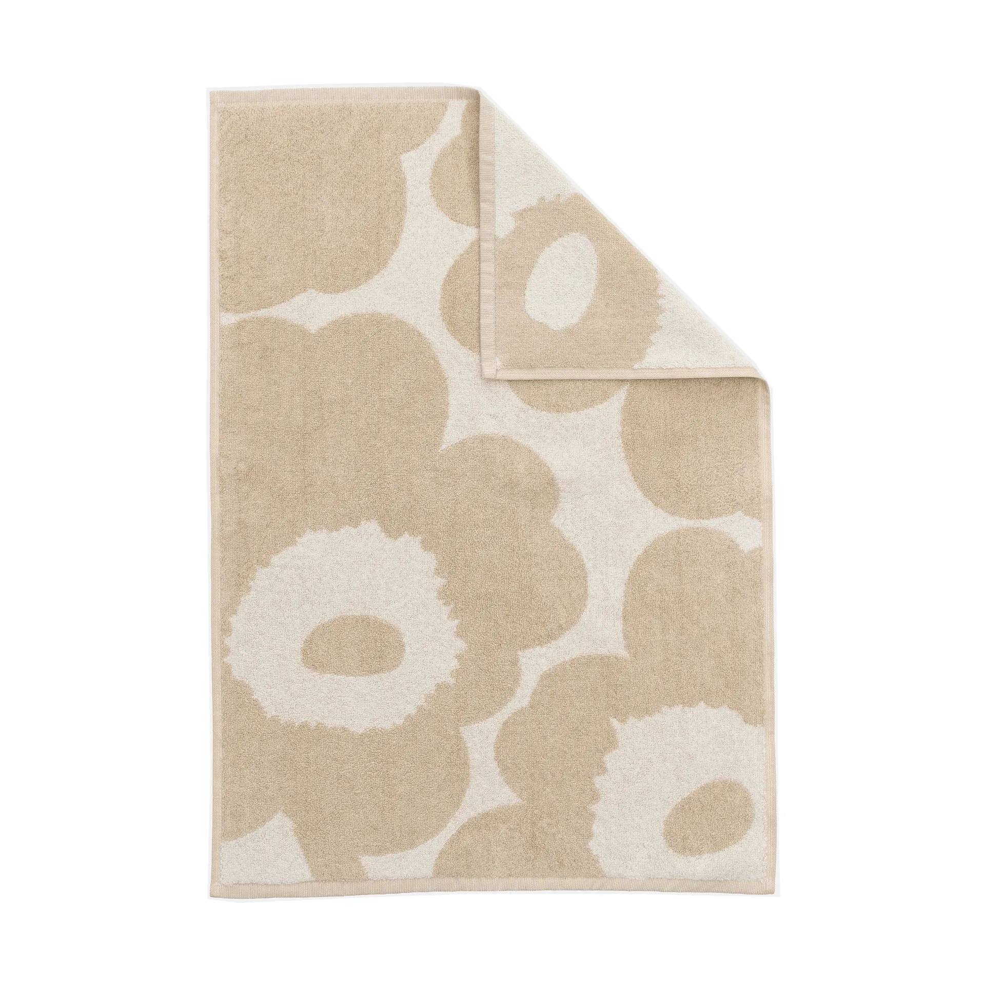 Unikko handduk 50x70 cm, Off white-linen Marimekko