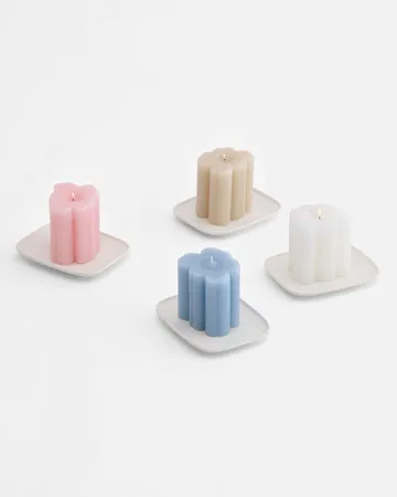 Unikko shape ljus - Blueberry - Marimekko