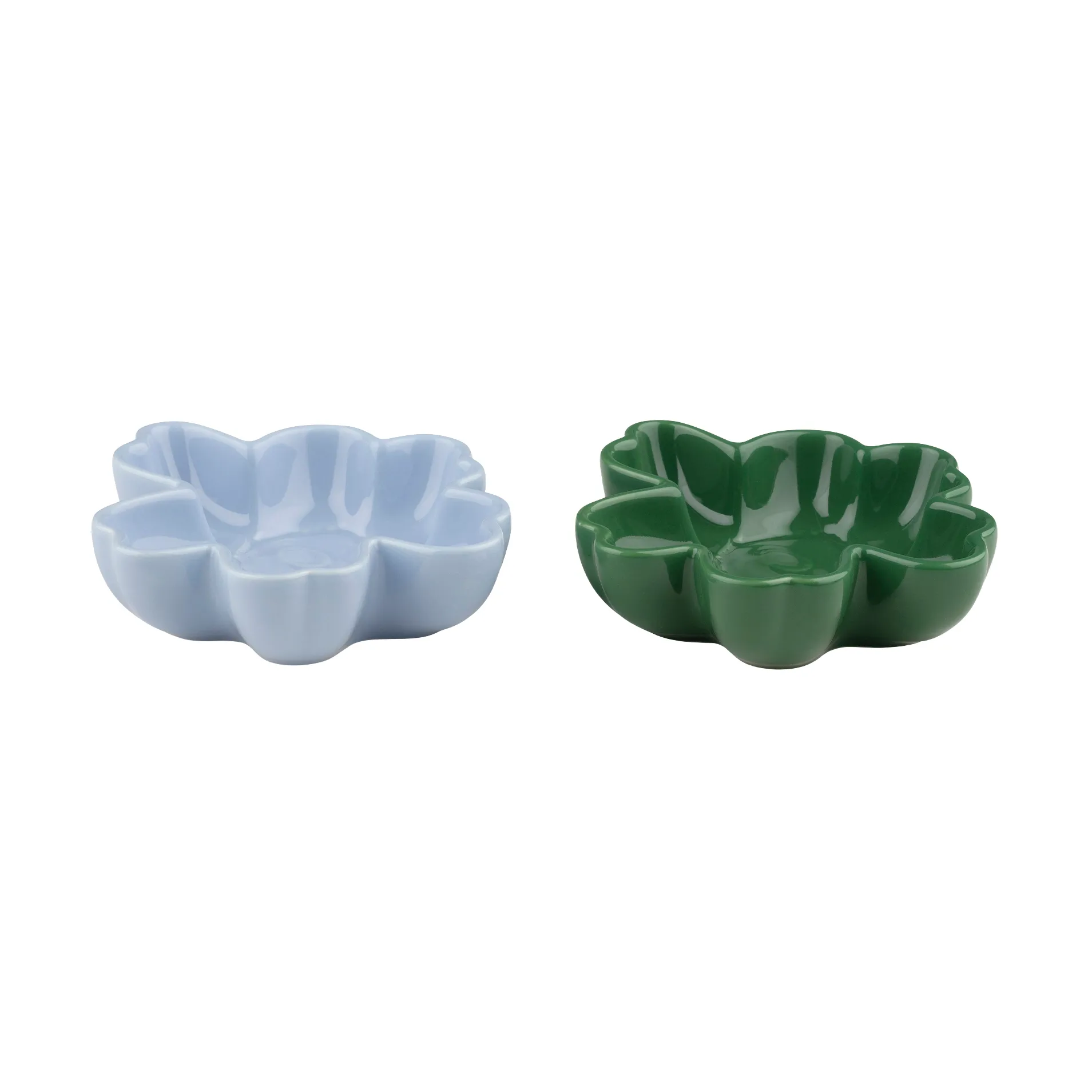 Unikko Shape skål Ø11 cm 2 delar, Light blue-green Marimekko