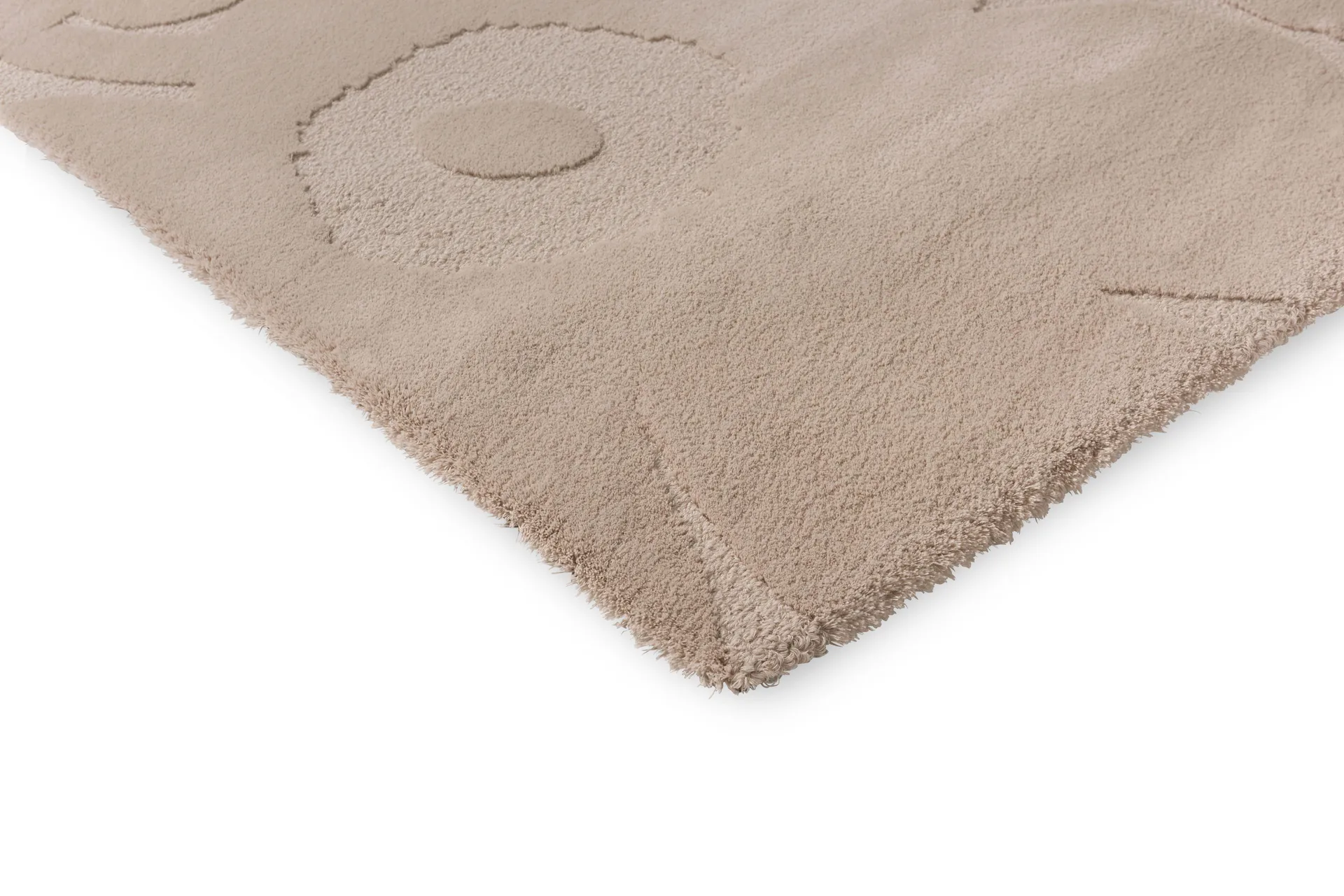 Unikko ullmatta, Light Beige, 170x240 cm Marimekko