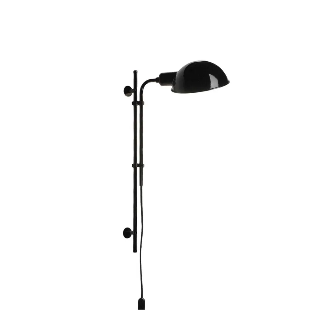 Funiculi vägglampa, black Marset