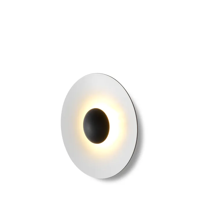 Ginger 32 C vägglampa - vit/wenge - Marset