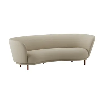Dandy 3-sits soffa - Walnut-Ecriture 240 - Massproductions
