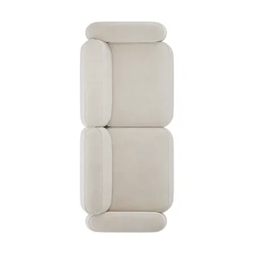 Patch 2,5-sits soffa - Spiral 21 Chalk - Massproductions