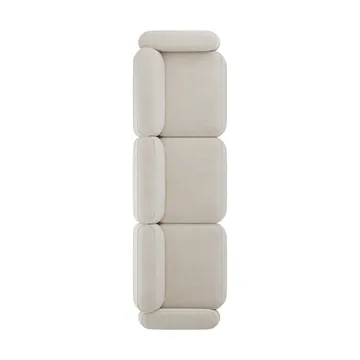 Patch 3-sits soffa - Spiral 21 Chalk - Massproductions
