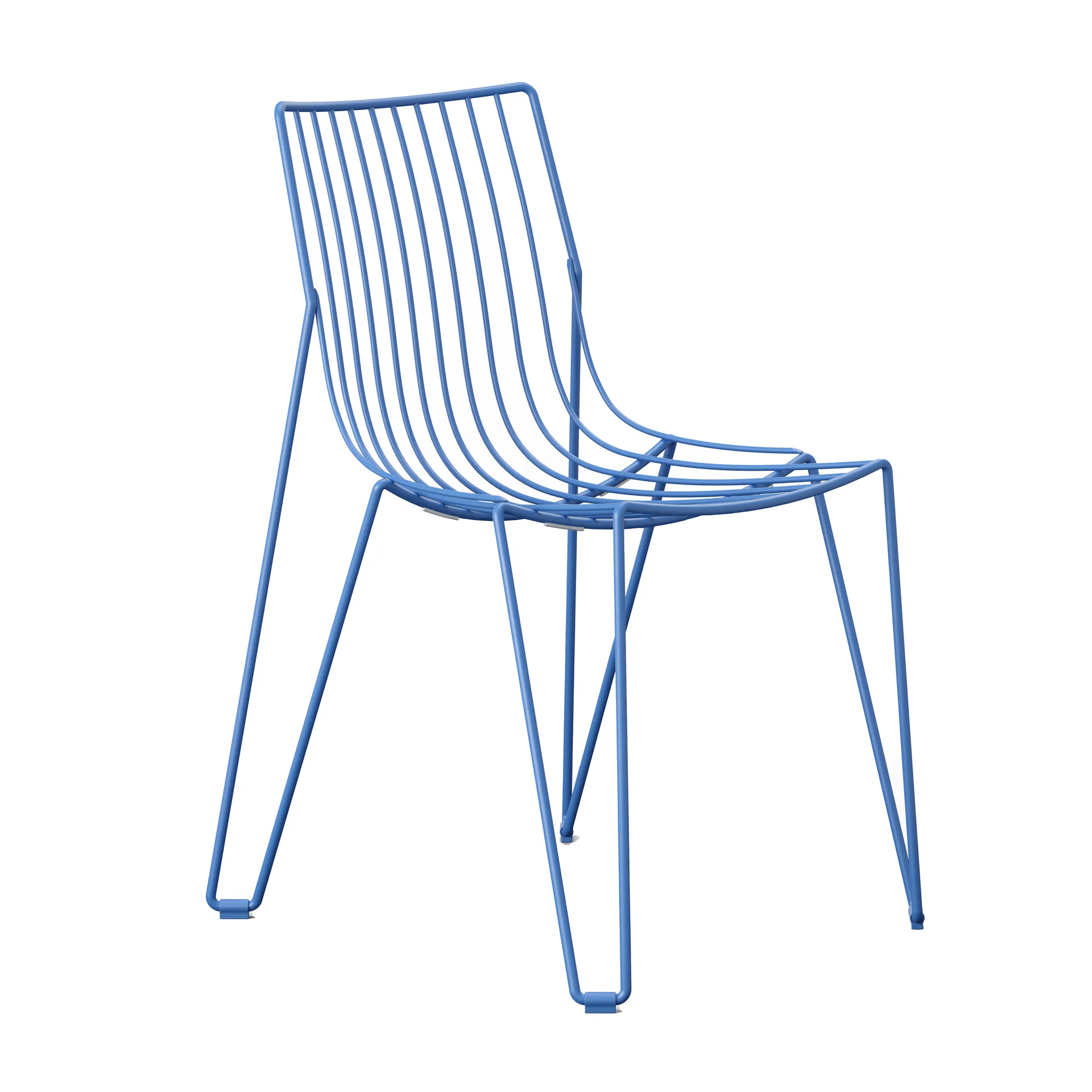 Tio stol, Overseas Blue (blå) Massproductions