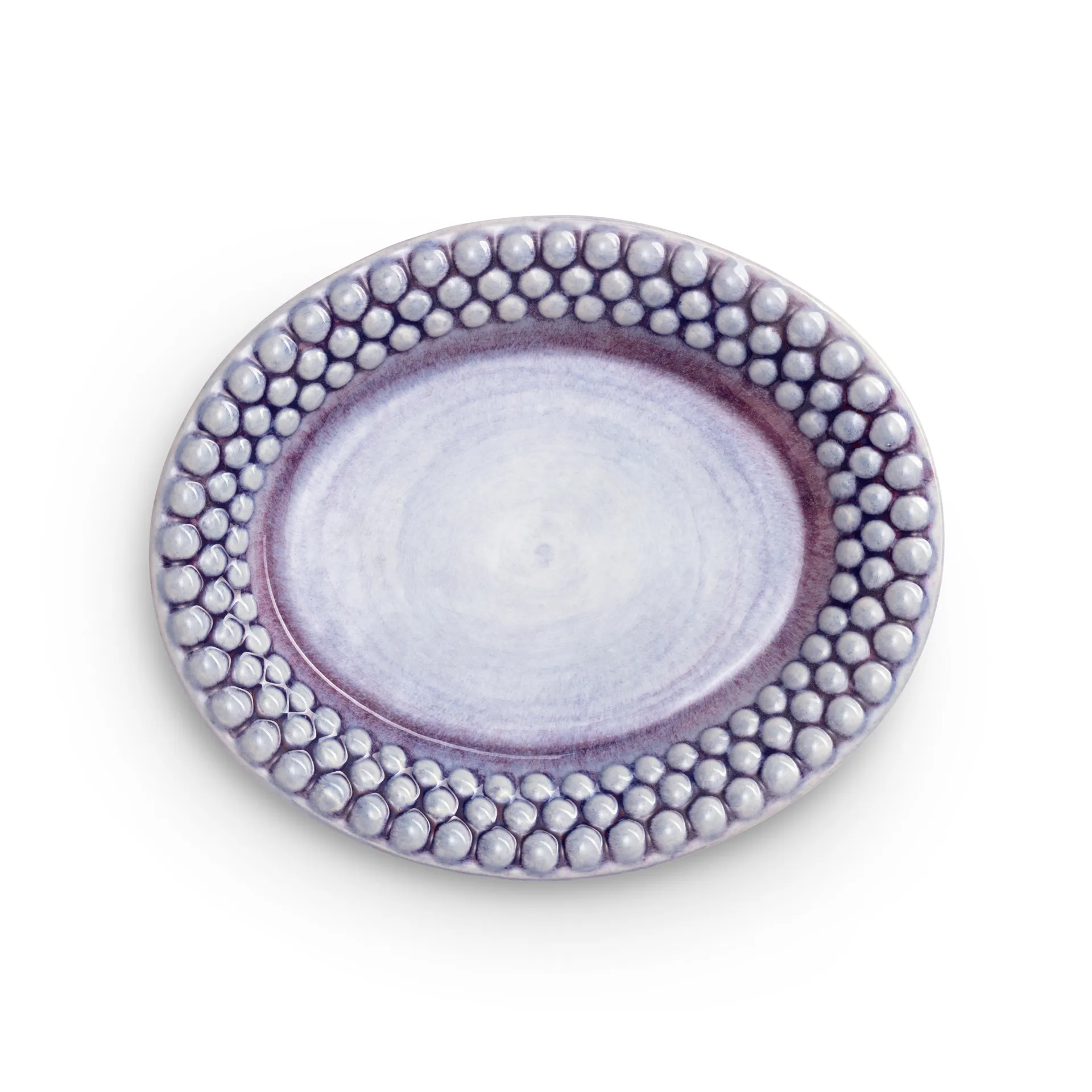 Bubbles oval tallrik 20 cm, Viol Mateus