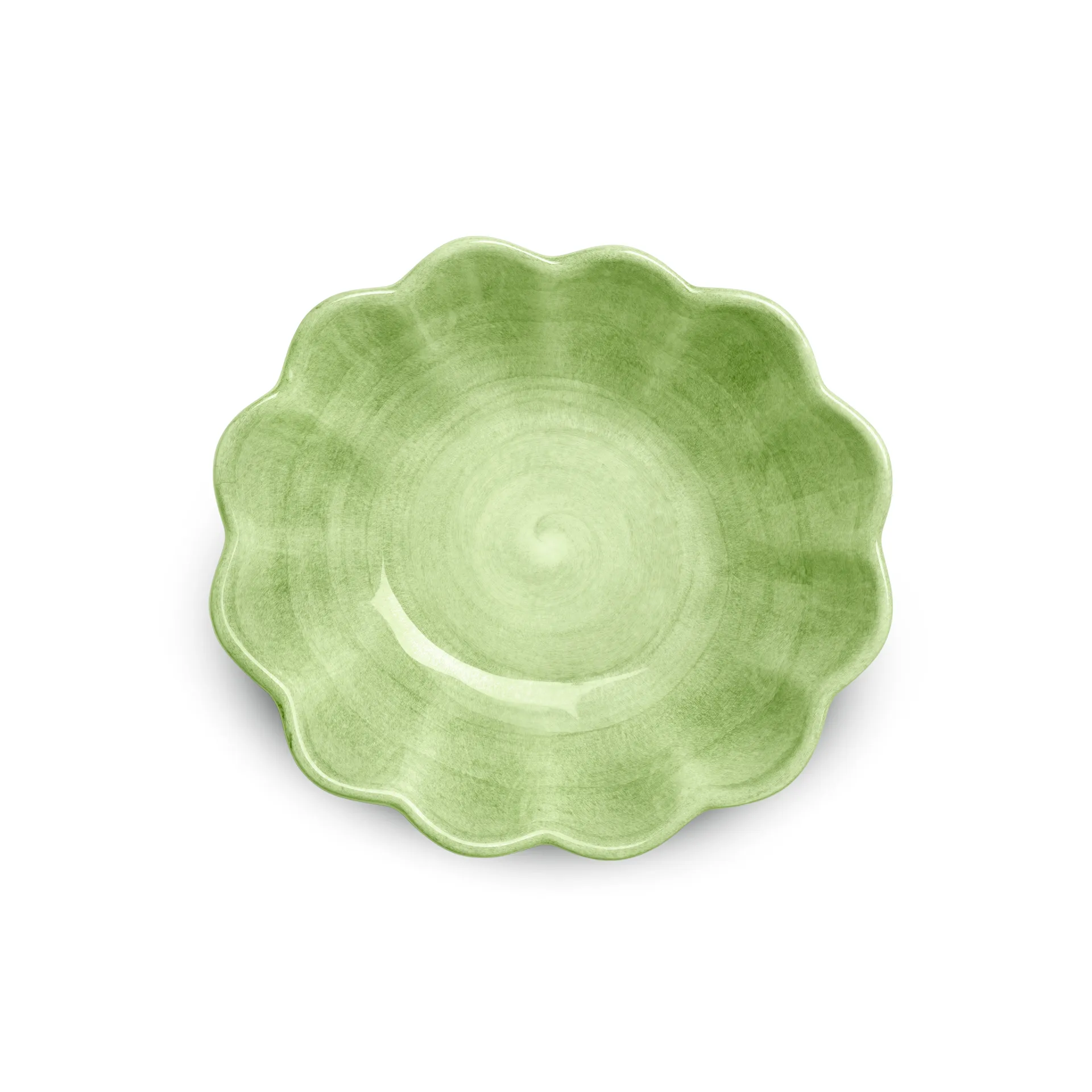 Oyster skål 16x18 cm, Grön Mateus