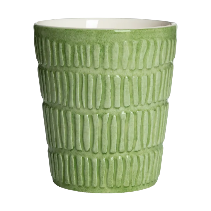 Stripes mugg 30 cl - Grön - Mateus