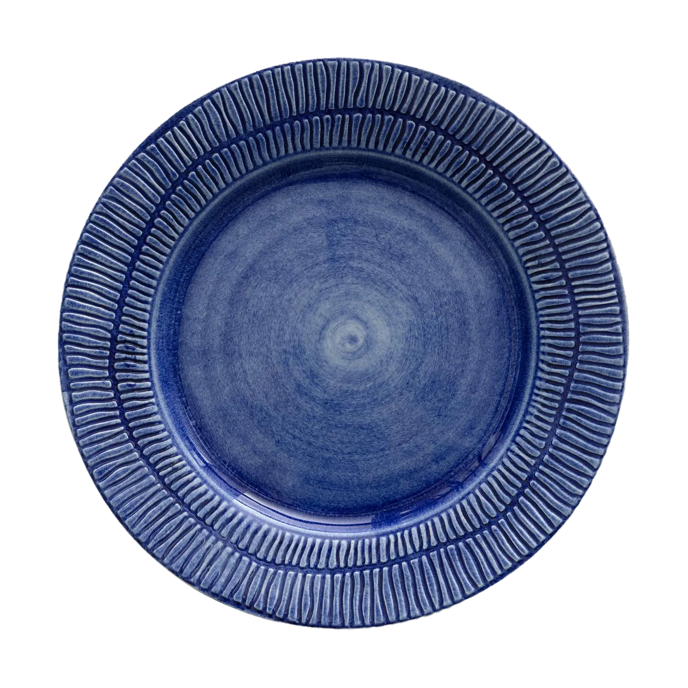 Stripes tallrik Ø28 cm, Blå Mateus