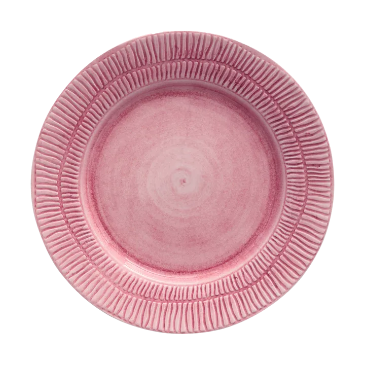 Stripes tallrik Ø28 cm - Rosa - Mateus