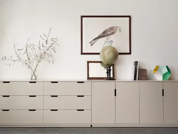 Aoko sideboard 77x160 cm - vit lack - Mavis