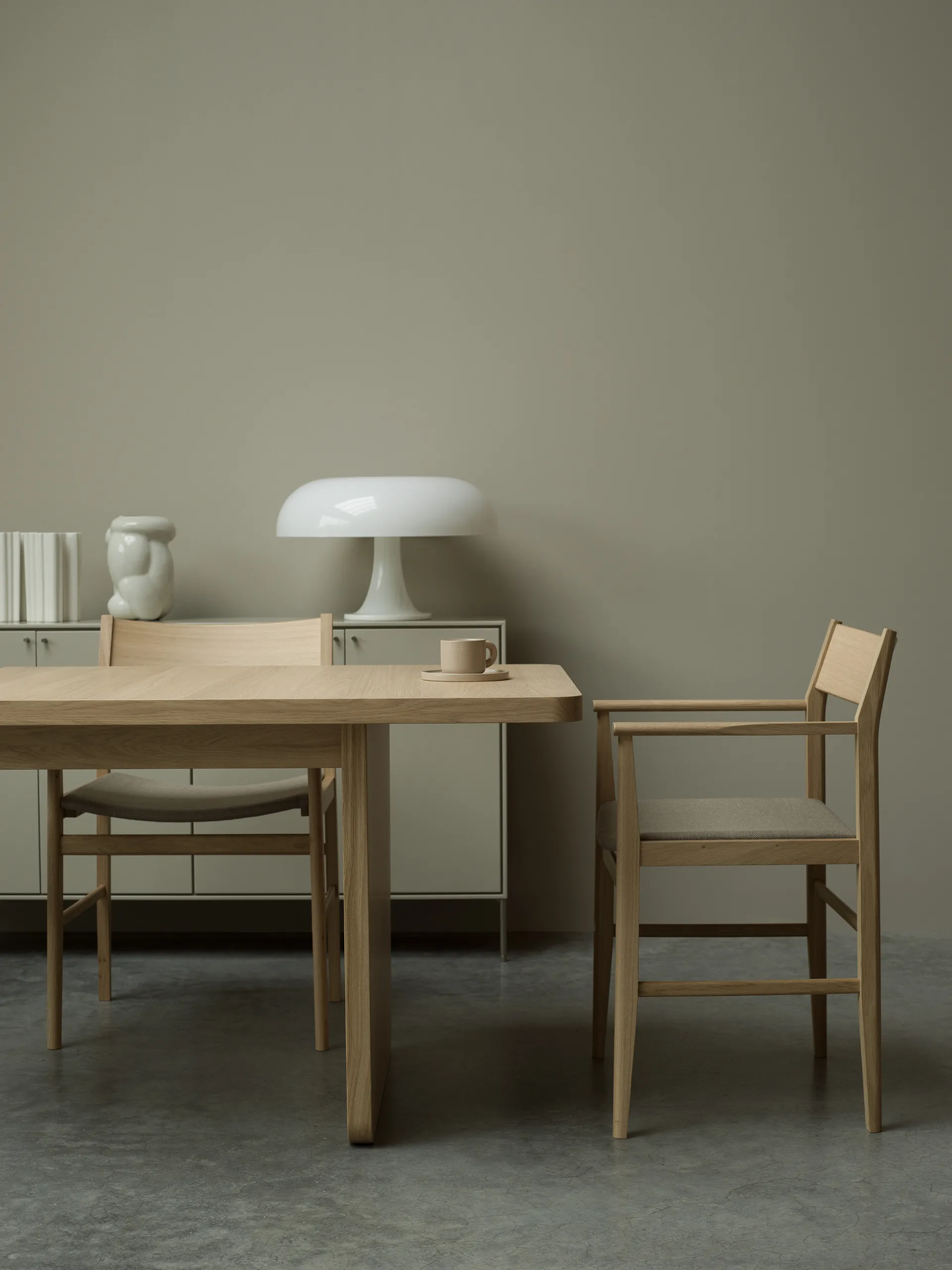 Volt sideboard 80x148 cm, Beige-rostfritt stål Mavis