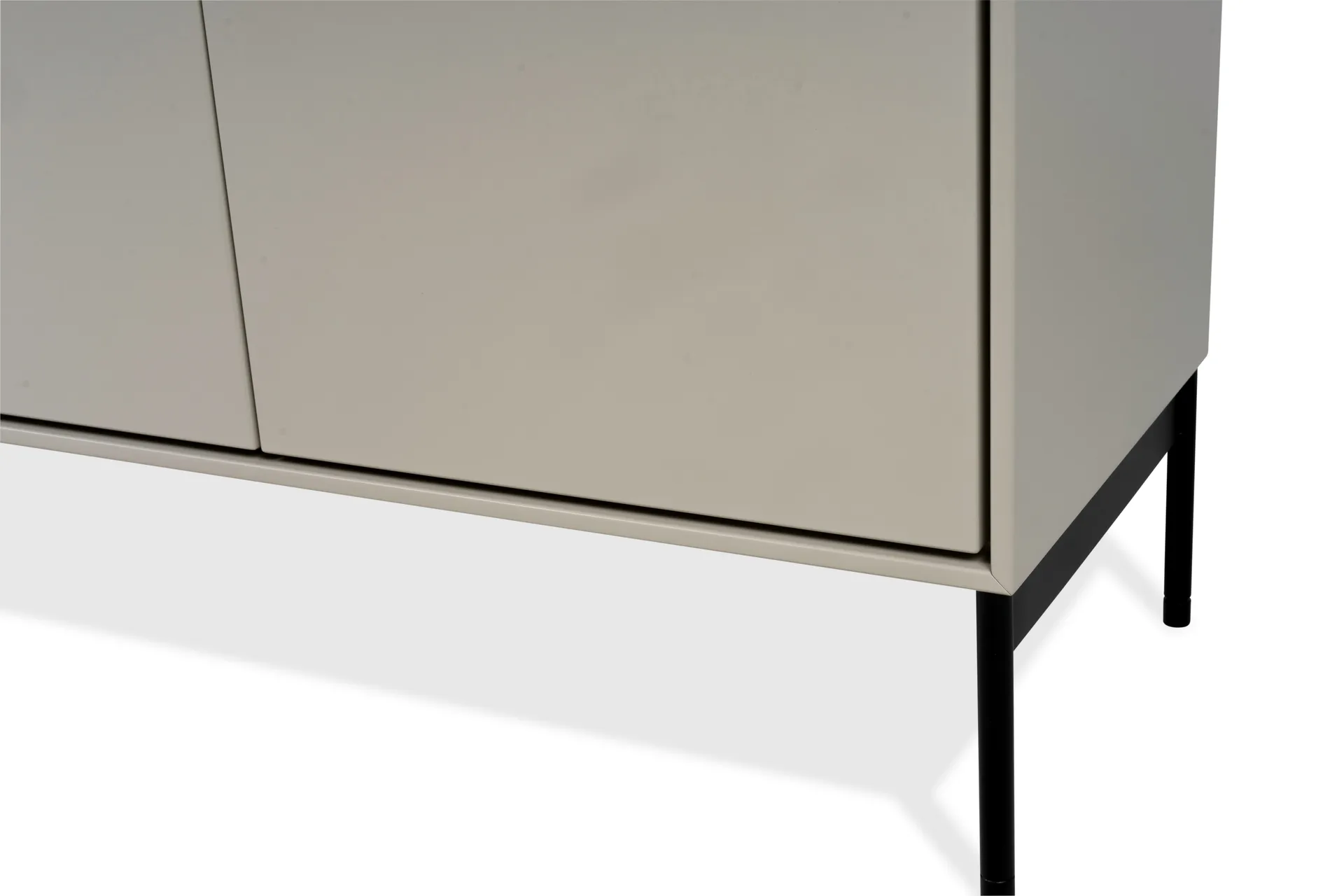 Volt sideboard 80x148 cm, Beige-svart Mavis