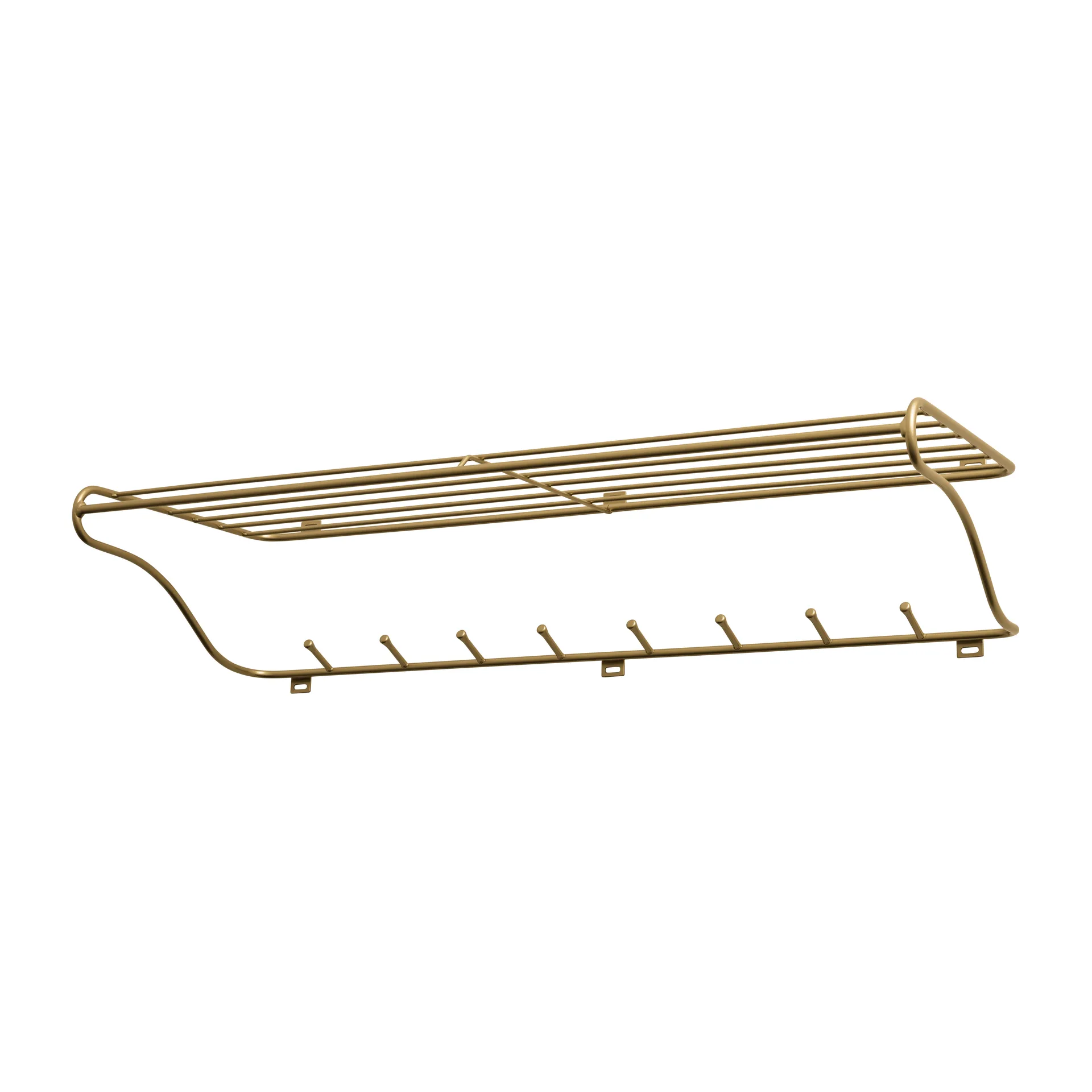 Hat Rack L hatthylla, mässing Maze