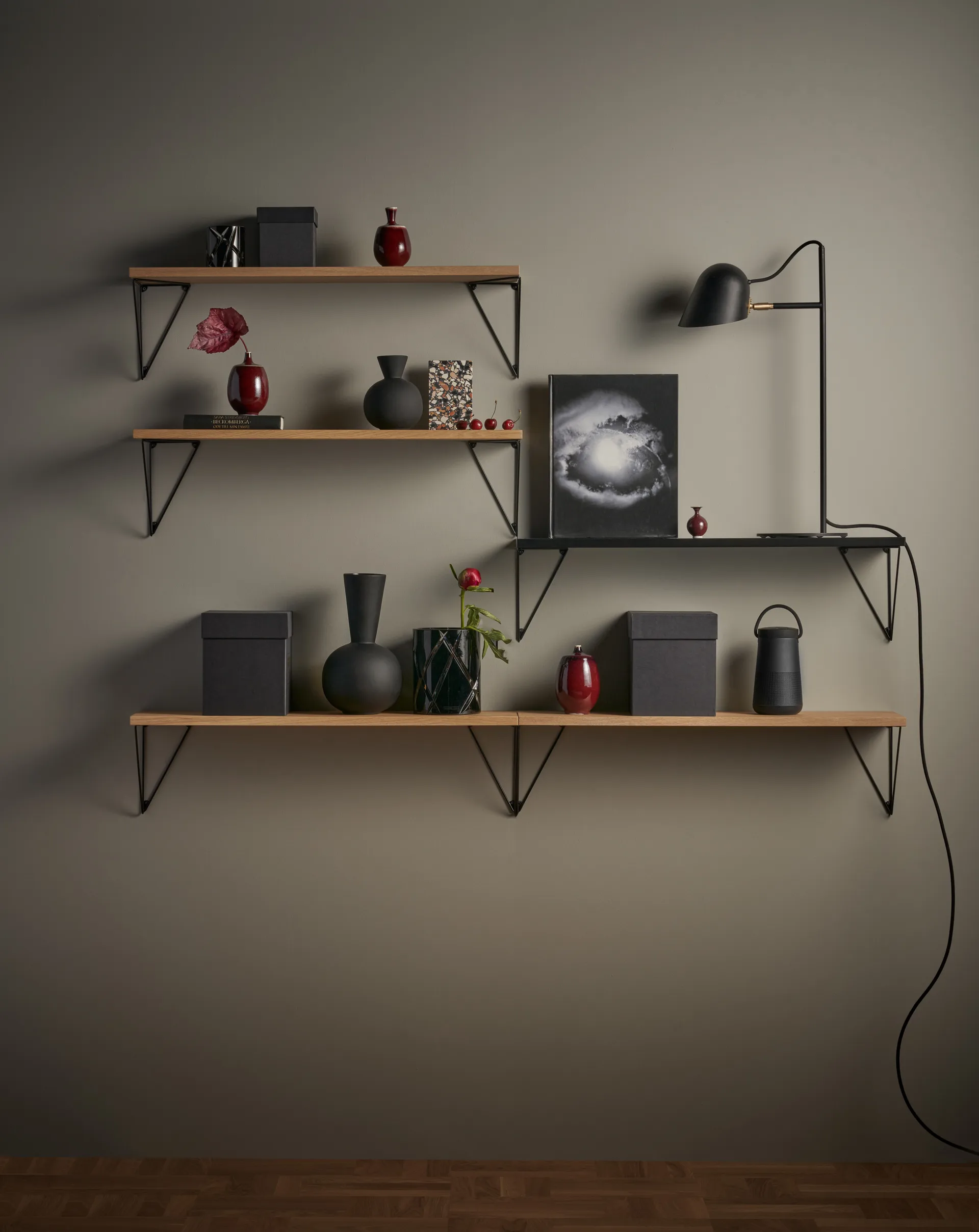 Pythagoras Shelf hyllplan, ek Maze