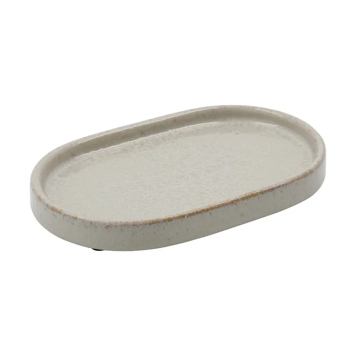 Datura bricka 12,5x20 cm - Shellish grey - Meraki