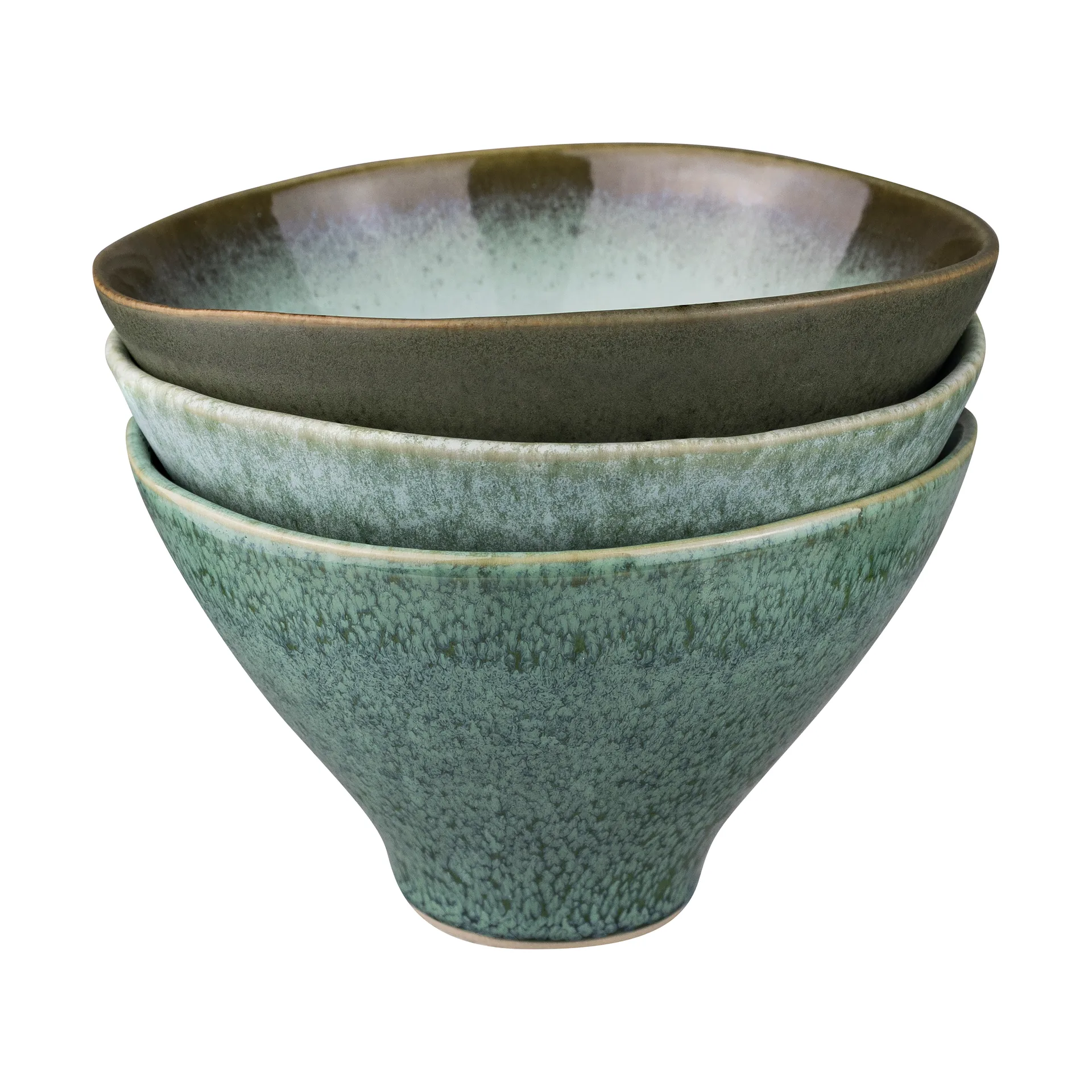 Elements skål medium Ø15,5 cm 3 delar, Green Mette Ditmer