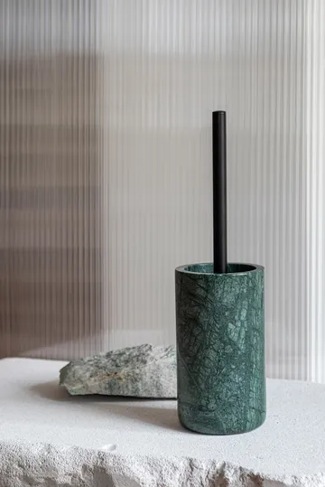 Marble toalettborste 36 cm - Dark forest - Mette Ditmer