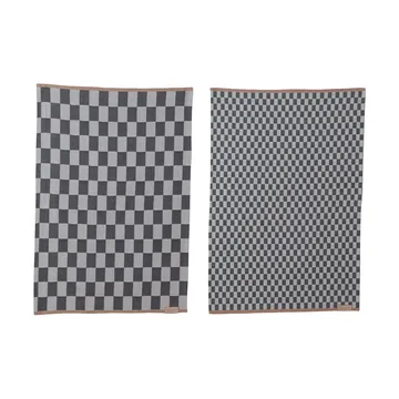 Mini-Max kökshandduk 2-pack - Gray (grå), 50x70 cm - Mette Ditmer