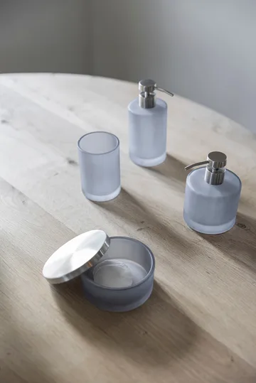 Modest burk med lock Ø10,5 cm - Dove blue - Mette Ditmer