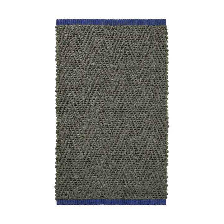 Notes dörrmatta - Dark olive - Mette Ditmer