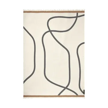 Shadow pläd - Off-white-grey, 130x175 cm - Mette Ditmer
