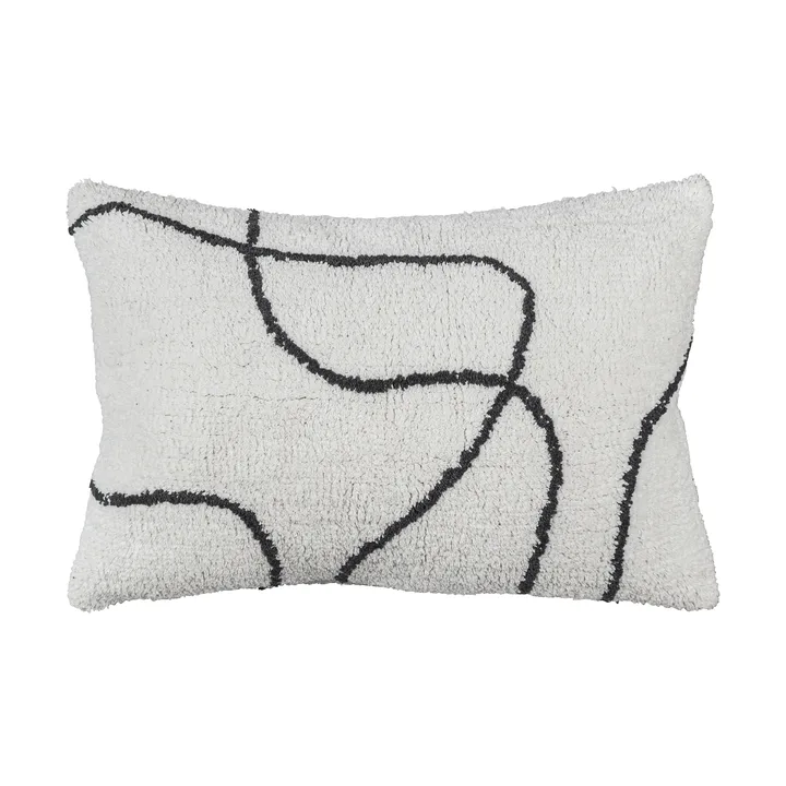 Shadow tuftat kuddfodral 40x60 cm - Off-white - Mette Ditmer