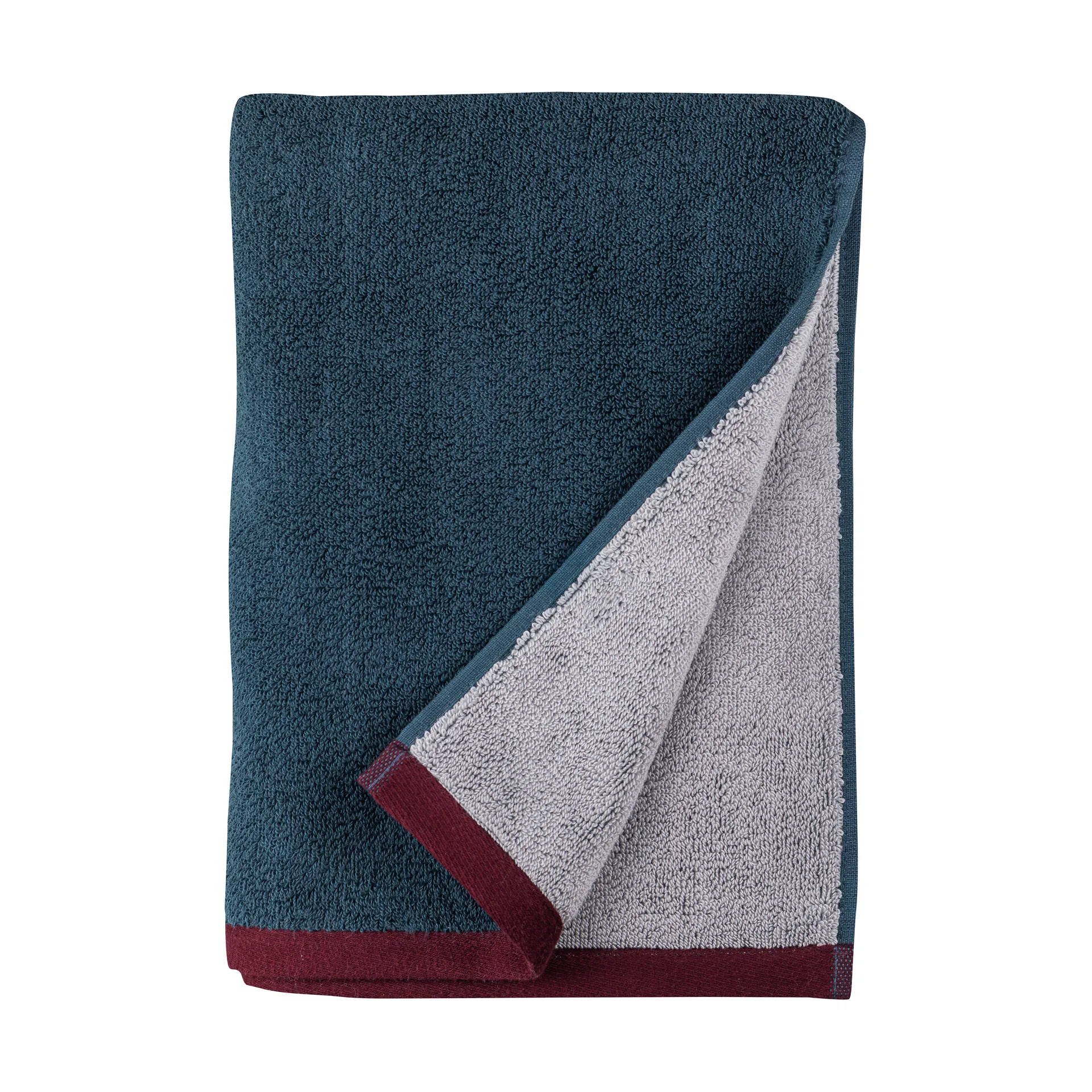 Soft gästhandduk 40x55 cm 2-pack, Midnight blue-light grey Mette Ditmer