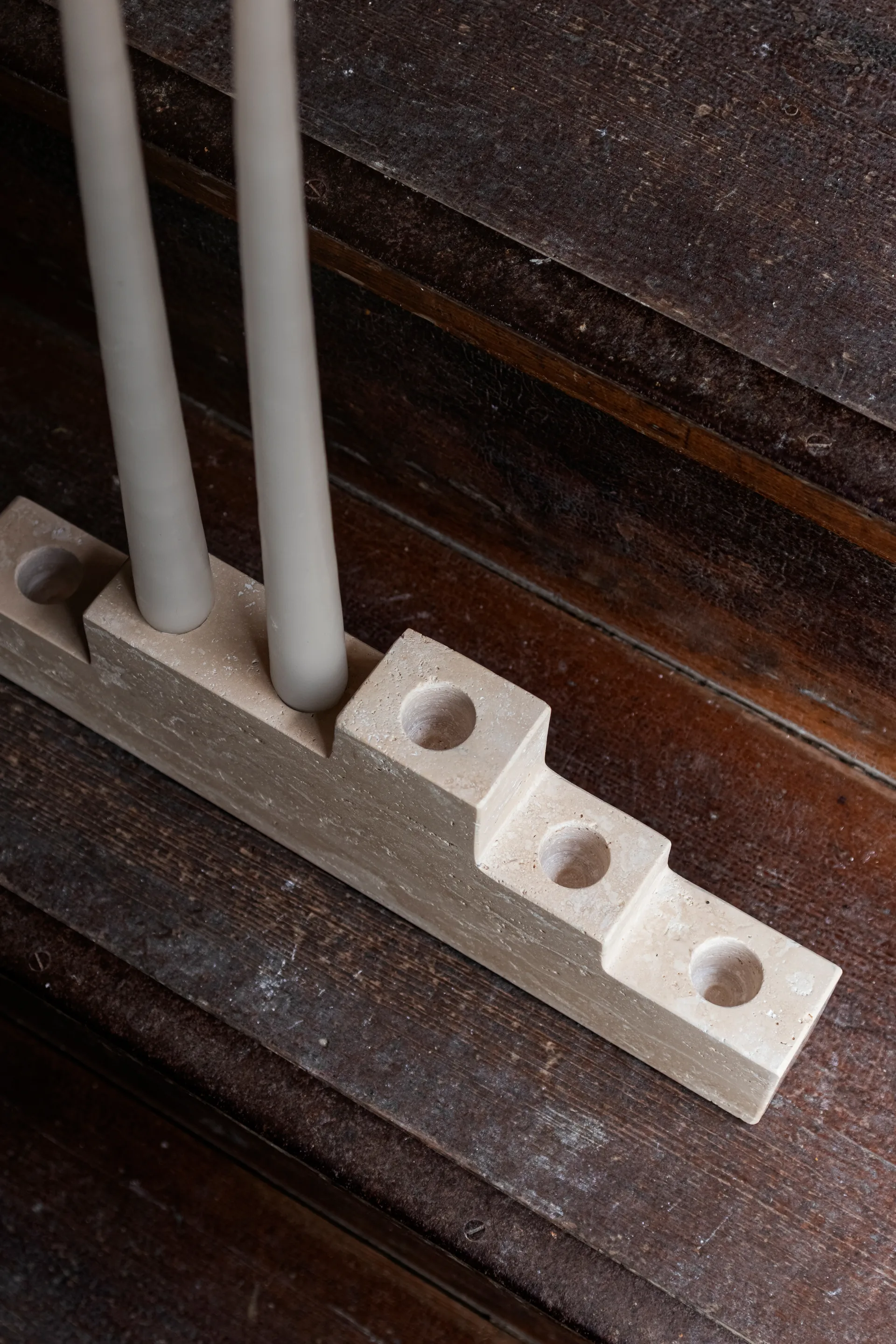 Step six ljusstake, Linen Mette Ditmer