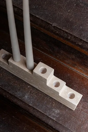 Step six ljusstake - Linen - Mette Ditmer