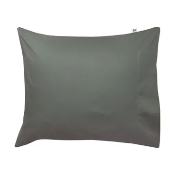 Satina plain örngott - Grön, 50x60 cm - Mille Notti