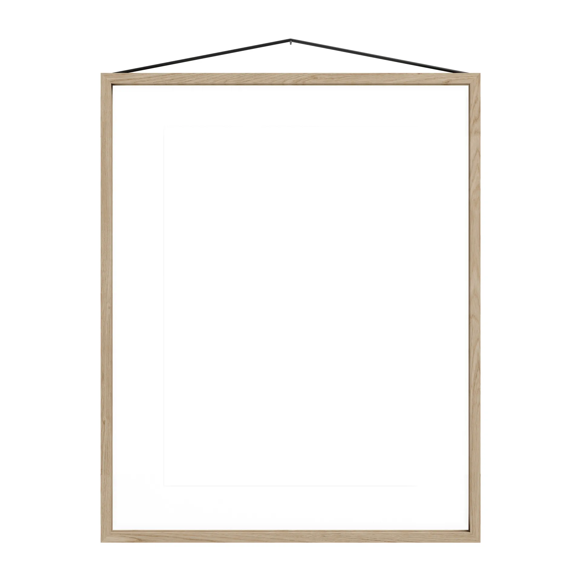 Moebe ekram 40x50 cm, Transparent, Wood, Black MOEBE