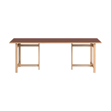 Moebe Rectangular matbord - Burgundy, 220x90 cm - MOEBE