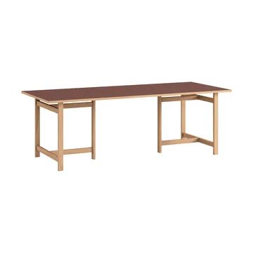Moebe Rectangular matbord - Burgundy, 220x90 cm - MOEBE