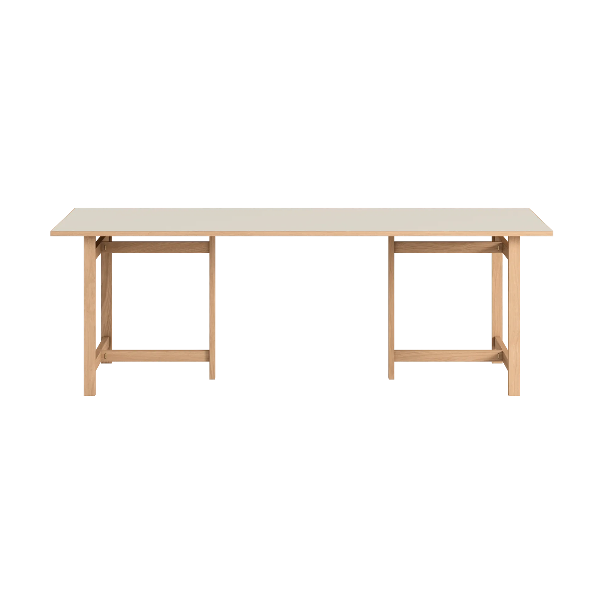Moebe Rectangular matbord, Light grey, 220x90 cm MOEBE