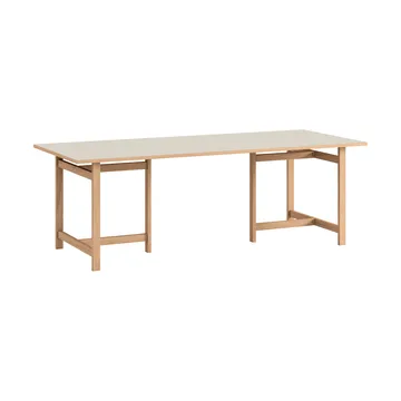Moebe Rectangular matbord - Light grey, 220x90 cm - MOEBE