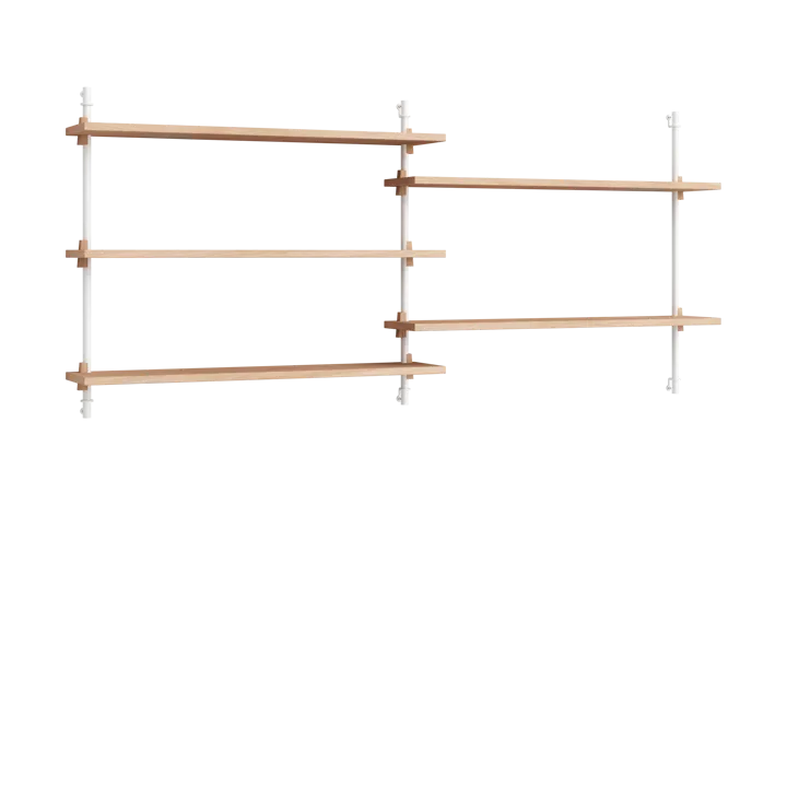 Moebe wall shelving ws.65.2.B - Ek-vit - MOEBE