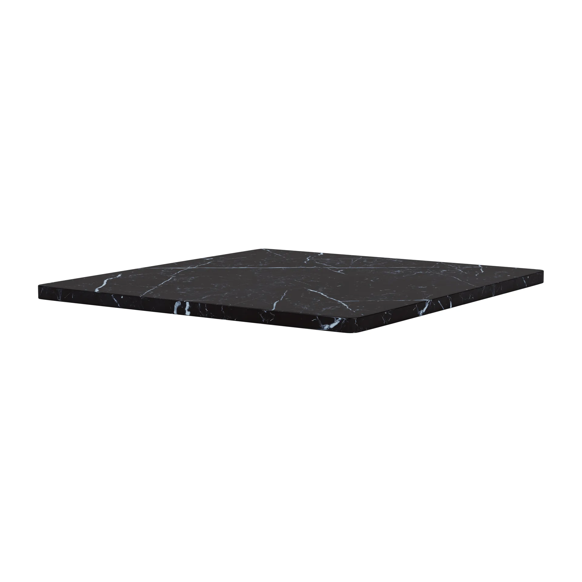 Panton Wire toppskiva 34,8x34,8 cm, Black marble Montana
