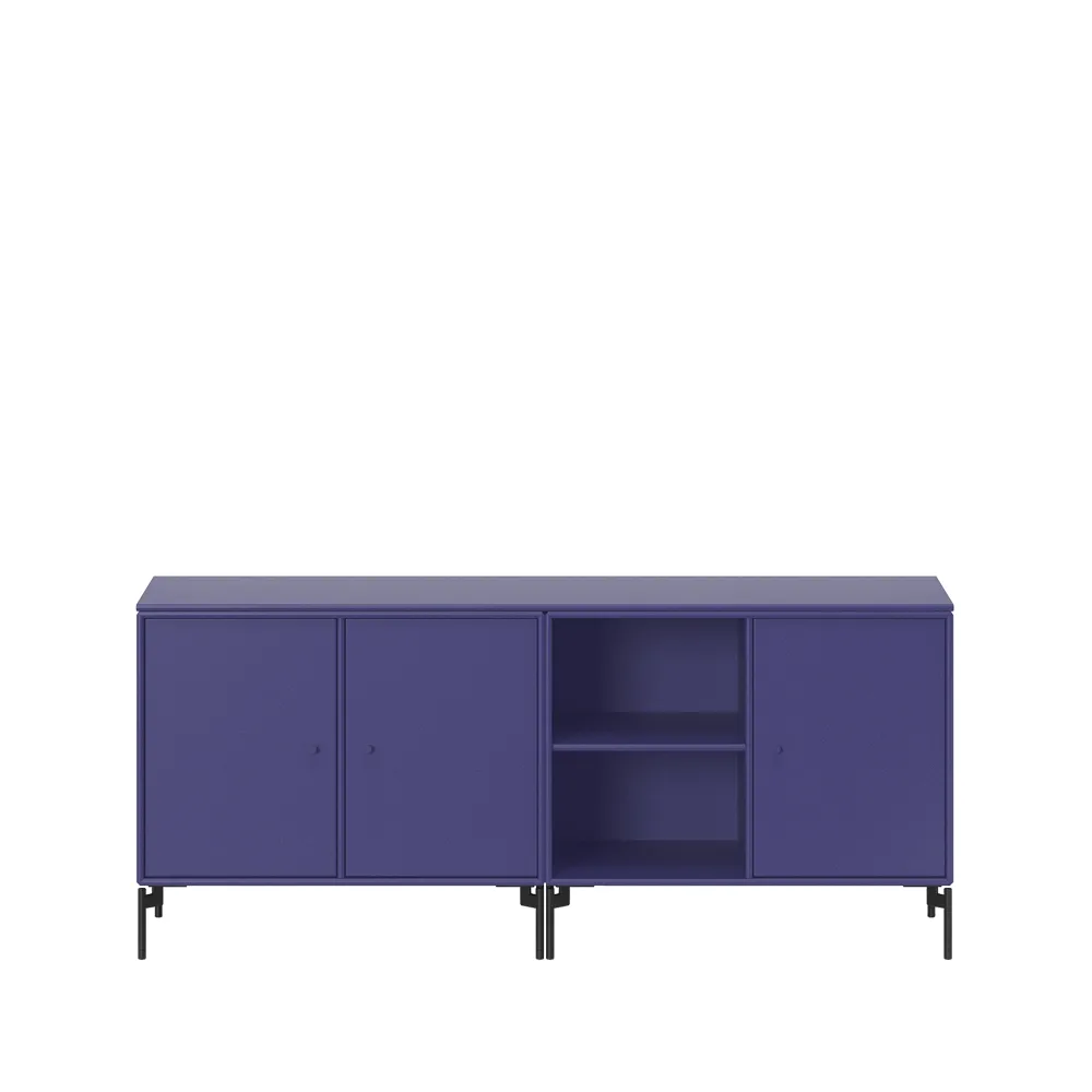 Save sideboard, monarch 135, svartlackade ben Montana