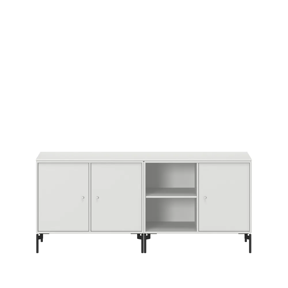 Save sideboard, New white 101-svartlackade ben Montana